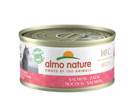 Almo Nature HFC Jelly Chats - boîte - saumon (24x70 gr)