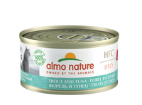 Almo Nature HFC Jelly Chats - boîte - truite et thon (24x70 gr)