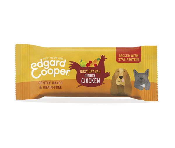 Edgard & Cooper barre pour chiens - poulet (25 gr)