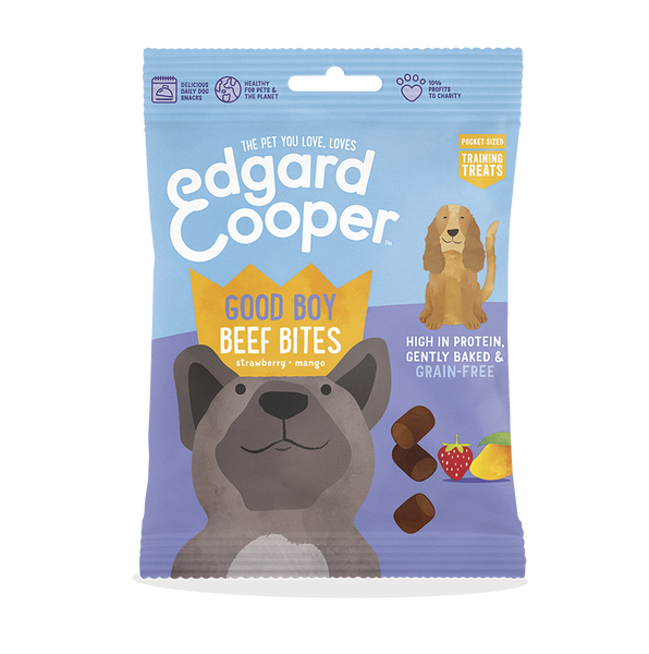 Edgard & Cooper bouchées pour chiens - bœuf (50 gr)