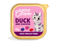 Edgard & Cooper barquette pour chatons - canard et poulet (85 gr)