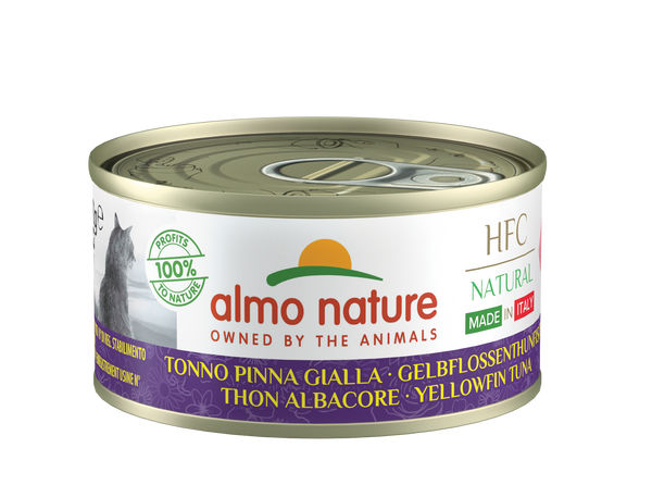 Almo Nature HFC Alternative Cats - blikje - tonijn (24x70 gr)