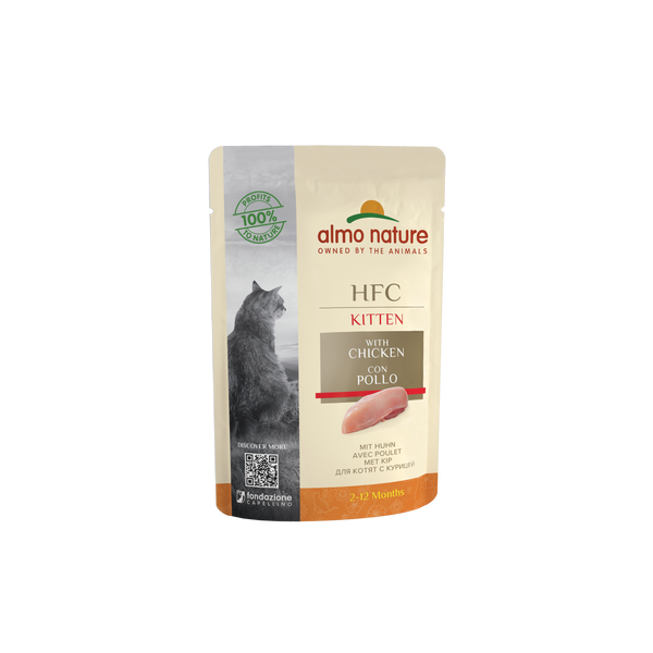 Almo Nature HFC Natural Kittens - pouch - chicken (24x55 gr)