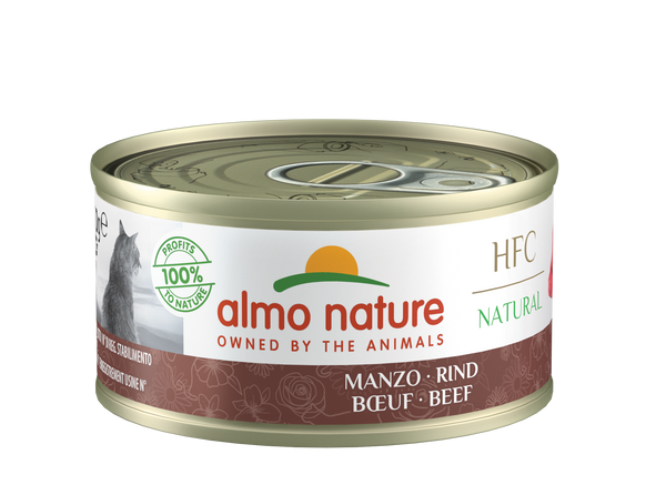 Almo Nature HFC Natural Chats - boîte - bœuf (24x70 gr)