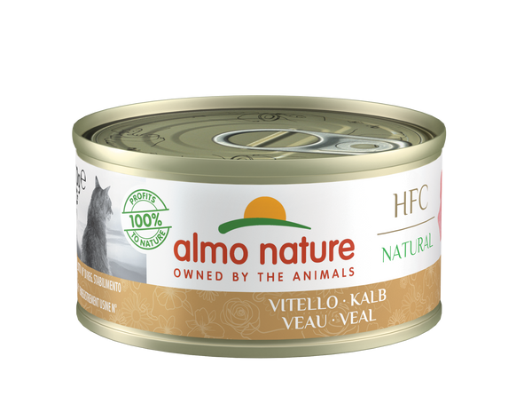 Almo Nature HFC Natural Chats - boîte - veau (24x70 gr)