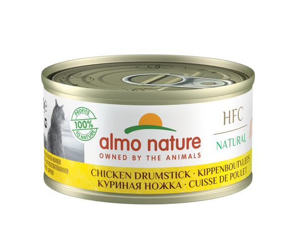 Almo Nature HFC Natural Cats - can - chicken leg
