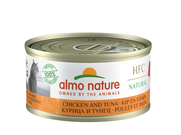 Almo Nature HFC Natural Chats - boîte - poulet et thon