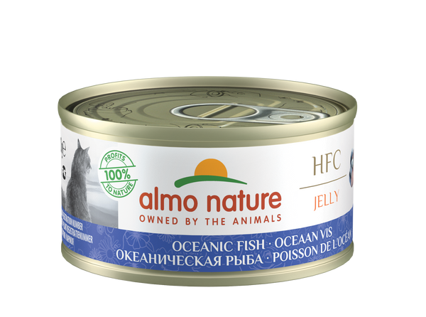Almo Nature HFC Jelly Chats - boîte - poisson océanique (24x70 gr)