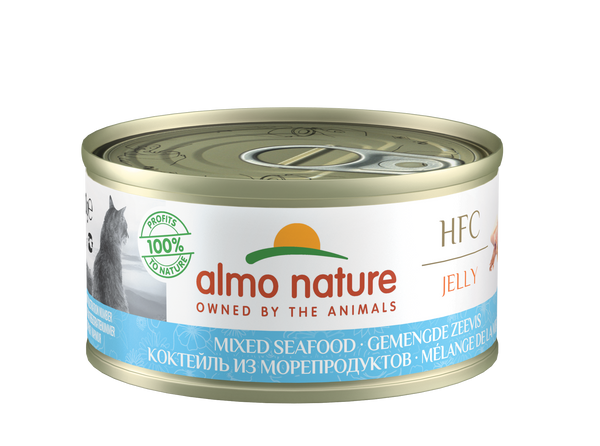 Almo Nature HFC Jelly Chats - boîte - mélange de la mer (24x70 gr)
