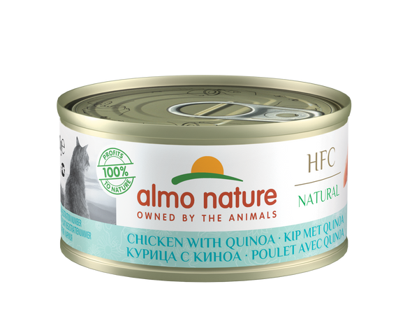 Almo Nature HFC Light Chats - boîte - poulet avec quinoa (24x70 gr)