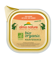 Almo Nature BIO organic Chiens Maintenance - barquette - saumon