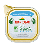 Almo Nature Organic Organic Puppies - Tray - Chicken and Milk