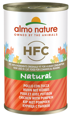 Almo Nature HFC Natural Chats - boîte - poulet avec potiron