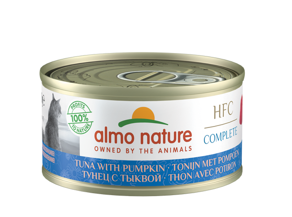 Almo Nature HFC Complete Chats - boîte - thon avec potiron (24x70 gr)