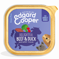 Edgard & Cooper barquette pour chiens adultes - bœuf (150 gr)
