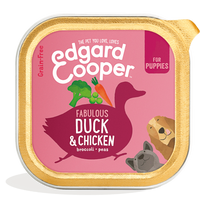 Edgard & Cooper barquette pour chiots - canard (150 gr)