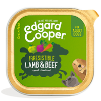 Edgard & Cooper barquette pour chiens adultes - agneau (150 gr)