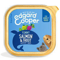 Edgard & Cooper barquette pour chiens adultes - saumon (150 gr)