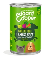 Edgard & Cooper boîte pour chiens adultes - agneau (400 gr)