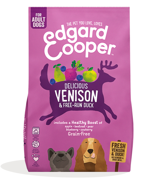 Edgard & Cooper for adult dogs - venison (2,5 KG)