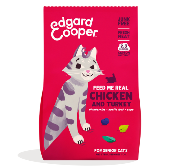 Edgard & Cooper pour chats seniors - poulet et dinde