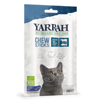 Yarrah bâtonnets à macher biologiques pour chats (15gr)