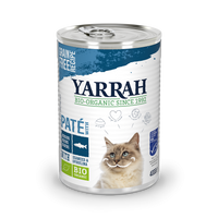 Yarrah pâté biologique pour chats - poisson (400gr)