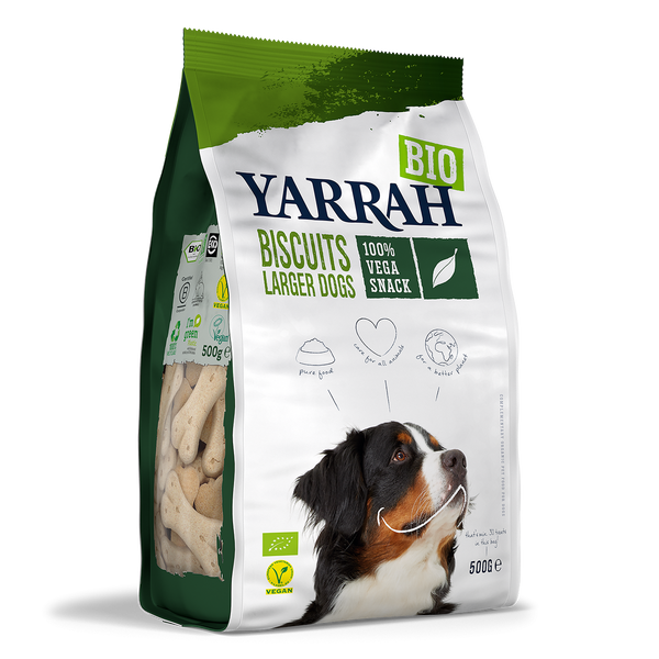 Yarrah biscuits vegan pour grands chiens (500gr)