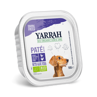 Yarrah pâté biologique pour chiens - dinde et poulet (150gr)