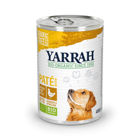 Biologische Yarrah Pate voor honden - kip (400gr)