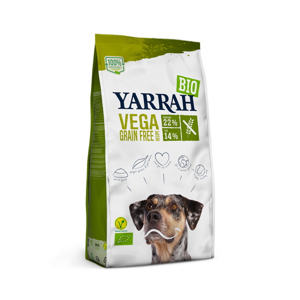 Yarrah croquettes biologiques vegan sans blé pour chiens